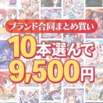 【まとめ買い】1，800作品以上から10本選んで9，500円！冬のブランド合同セット
